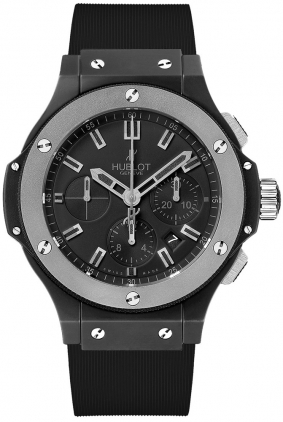 Hublot Big Bang Clone 41mm Swiss Automatic Carbon Fiber Case Jet Black Dial 100m Water Resistant Watch