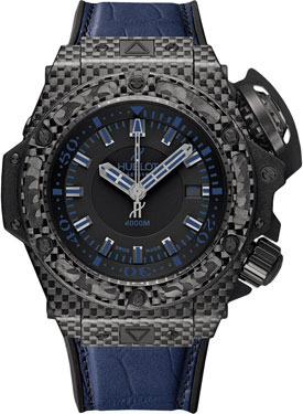 Hublot King Power Reps Automatic Chronograph 48mm Black Dial Watch