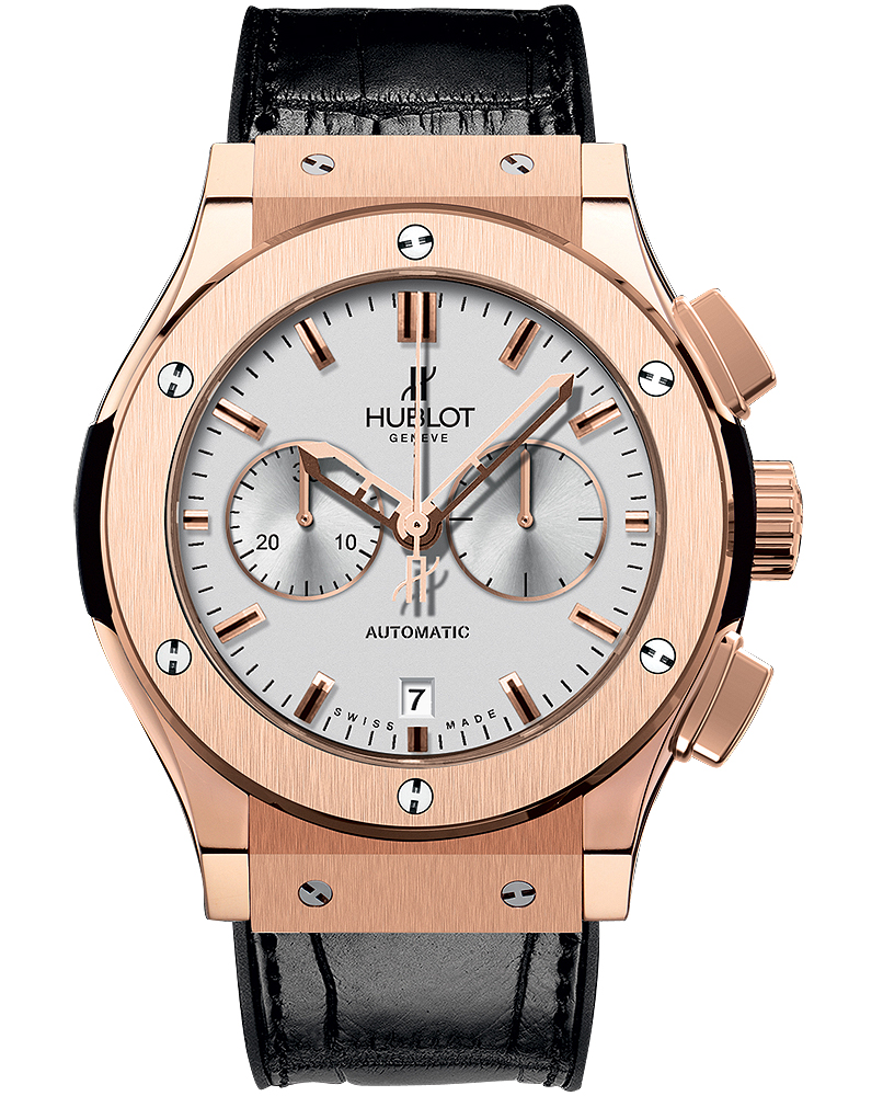 Hublot Classic Fusion Imitation 41mm Silver Case Automatic Chronograph Watch