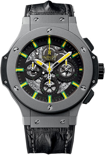 Hublot Tantalum Micro-Blasted Black Dial Automatic Mens Watch