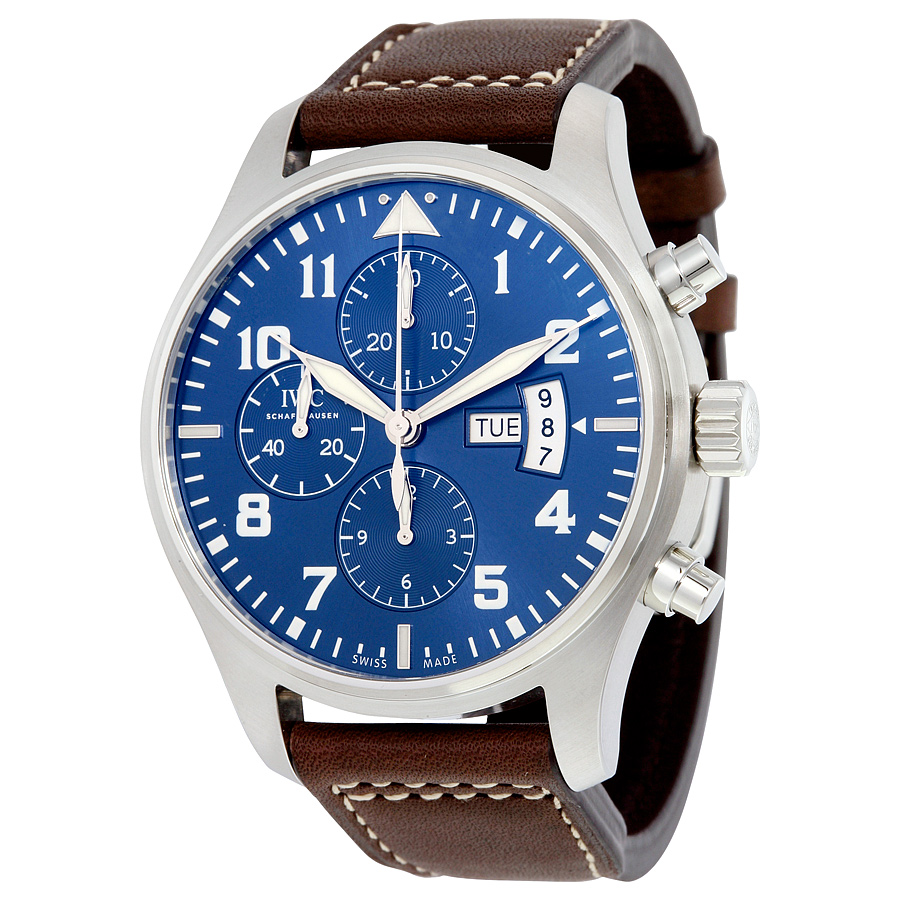 IWC Classic Pilot Automatic Black Face 43mm Chronograph Watch