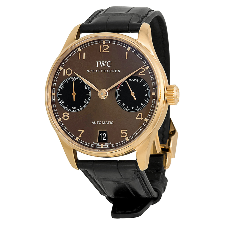 IWC Portuguese Clone Automatic Black Steel Case 42mm Dive Watch