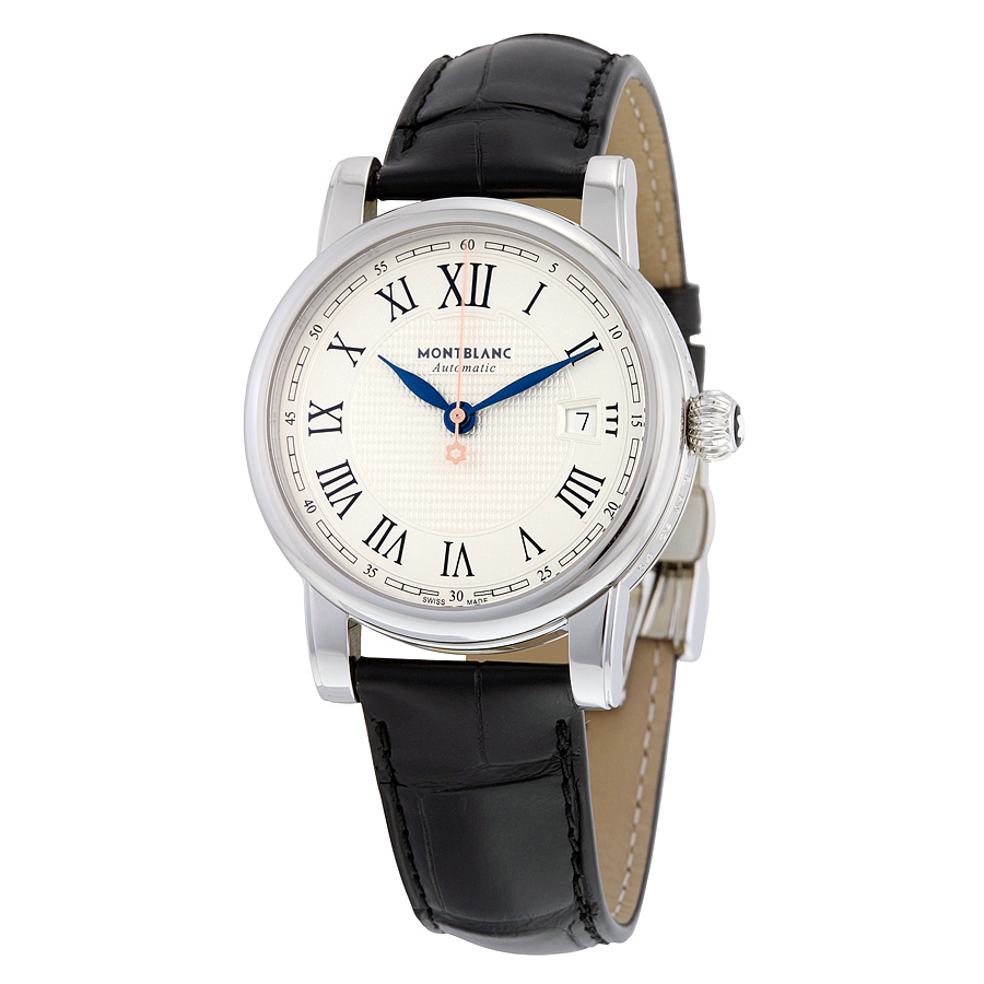 Montblanc 113644 Classic Pilot Automatic Chronograph Steel Watch