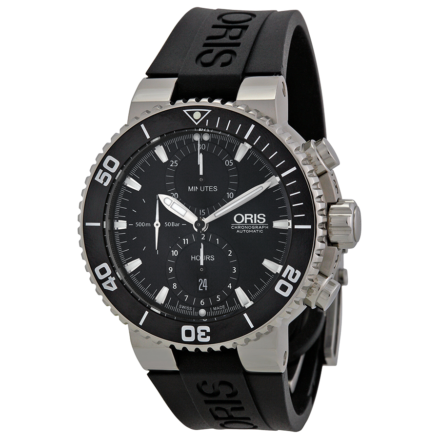 Oris Aquis Dive Pro 41mm Automatic Black Face Water Resistant Mens Watch