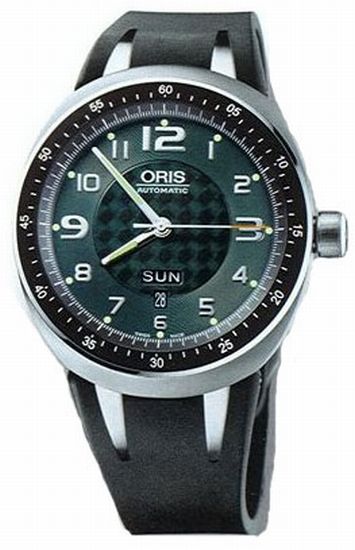 Oris TT3 Green Racecar Icon Automatic Mens Watch – 41mm RS Case