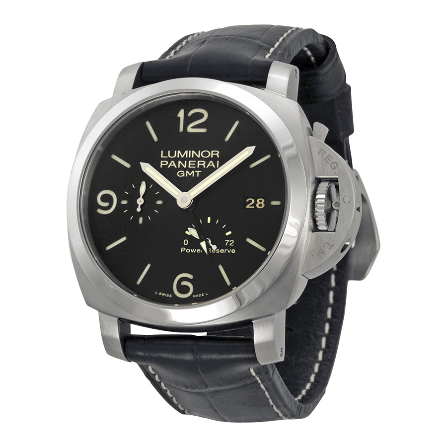 Panerai Luminor 1950 PAM00321 - Vintage Inspired - Swiss Automatic - Black Face - 47mm Stainless Steel Dive Watch