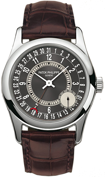 Patek Philippe Calatrava 6000G-010 Grey Automatic Pilot Watch
