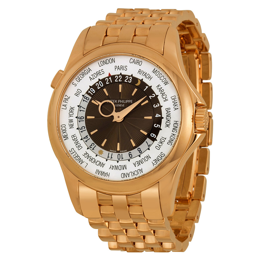 Patek Philippe 5130/1R-011 Swiss Replica Automatic Timepiece - Opulent Rose Gold Case, Black Dial Watch