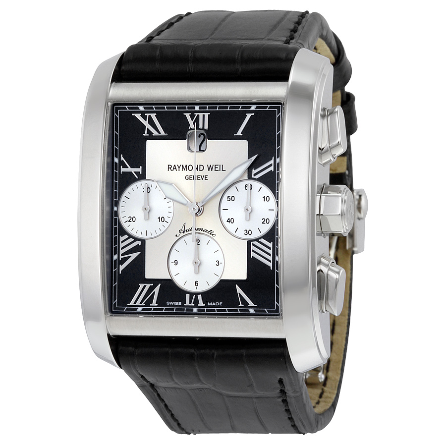 Raymond Weil Don Giovanni Automatic Chronograph Black Dial Steel Watch