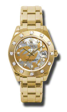 Classic Rolex Datejust 41mm Automatic Gold Dial Lady's Watch - Elegant Timepiece