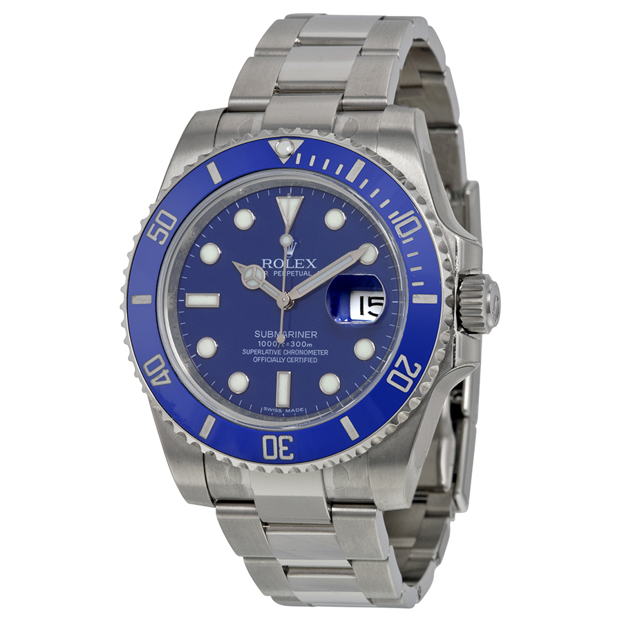 Rolex Submariner Dive Master 41mm Blue Steel Case Automatic Swiss Clone Watch