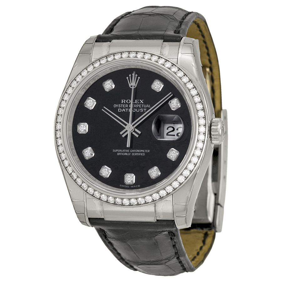 Rolex 116189BKDL Pearl-Glaze Mother of Pearl Diver Chrono Watch