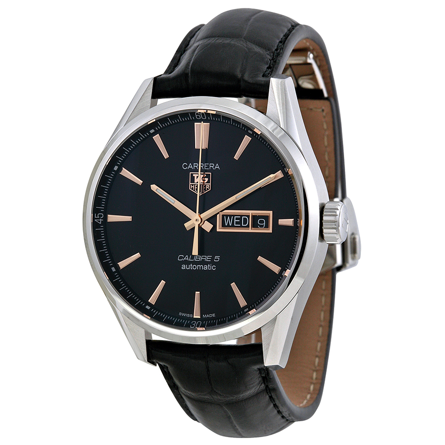 Tag Heuer Carrera WAR201C.FC6266 Clone Automatic Chronograph Jet Black Watch