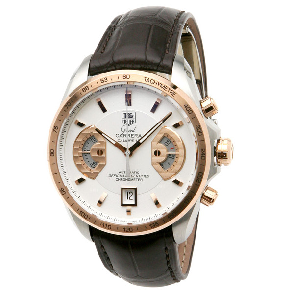 Tag Heuer Grand Carrera Automatic Chronograph CAV515C.FC6231 Jet Black Face reps Watch