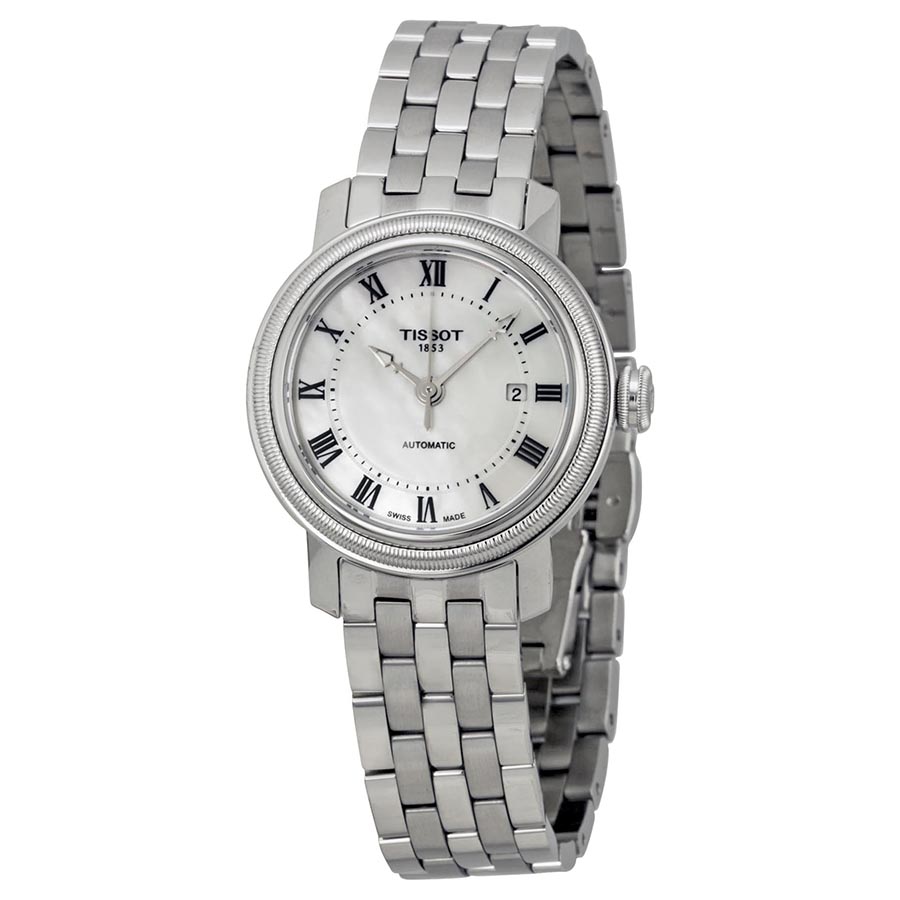 Tissot Mother of Pearl Dancer Automatic Gold-Tone Watch