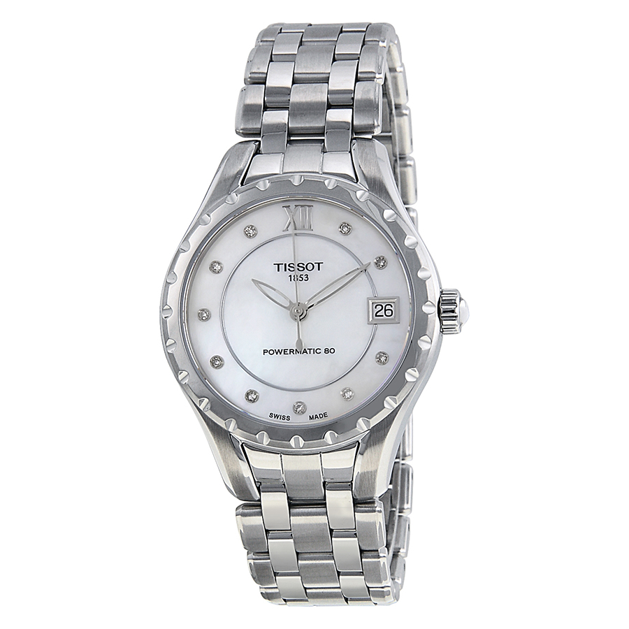 Tissot Swiss T0722 Dive Chrono Automatic Steel Bezel Jet Black Face 100m Water-Resistant Watch