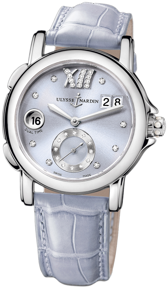 Ulysse Nardin 243-22/30-07 Inspired Clone with Swarovski Crystal Dial Automatic Watch