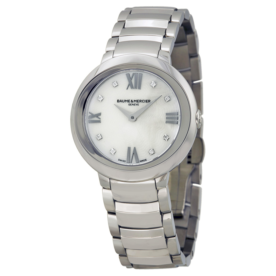 Baume & Mercier 10158 Pearl Mother of Pearl Dial Automatic Luxury Watch