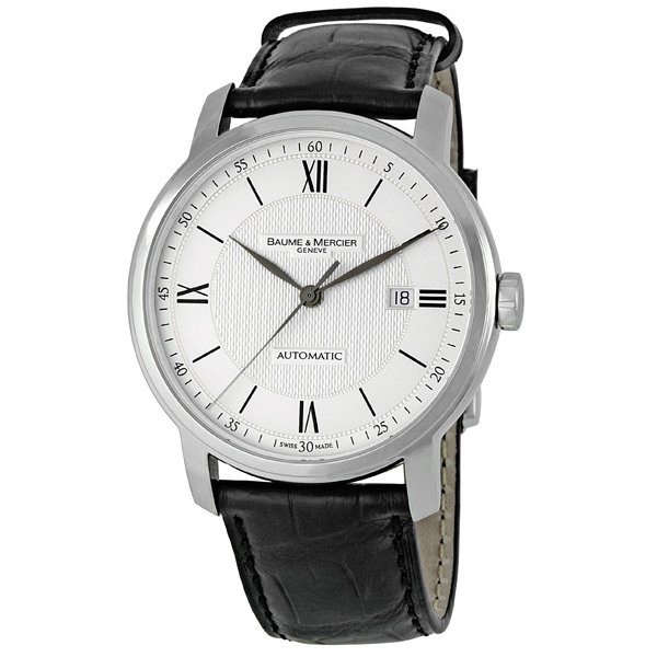 Baume et Mercier Classima Imitation Stainless Steel Guilloche Dial Automatic Watch