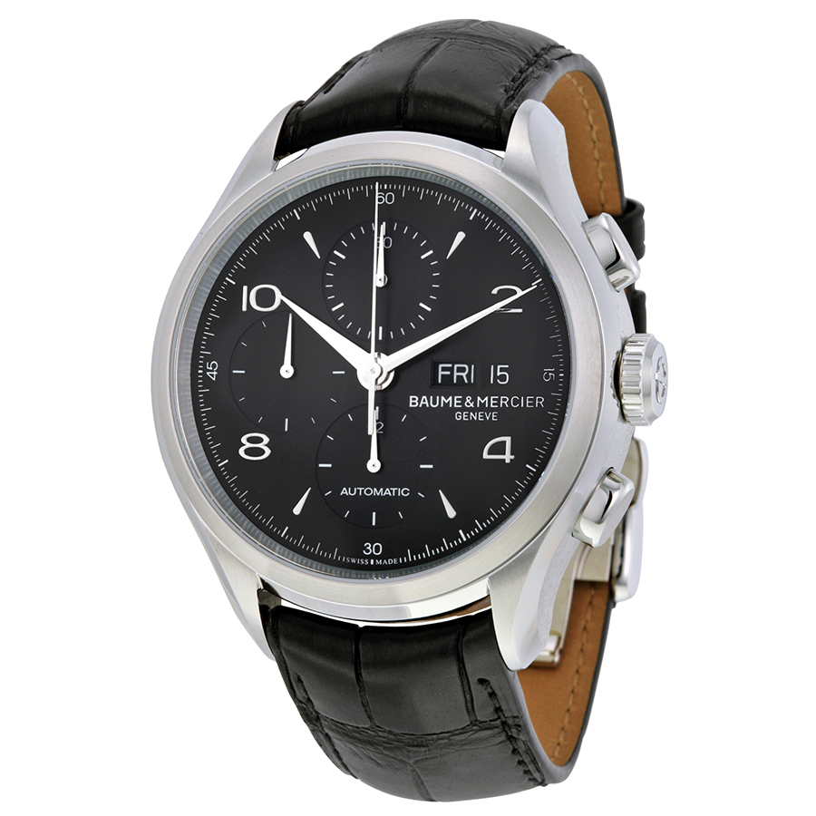 Baume et Mercier Clifton Swiss Automatic Sapphire Crystal 41mm Black Watch