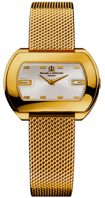 Baume & Mercier Hampton Quartz Dress Watch Silver Dial Steel Case