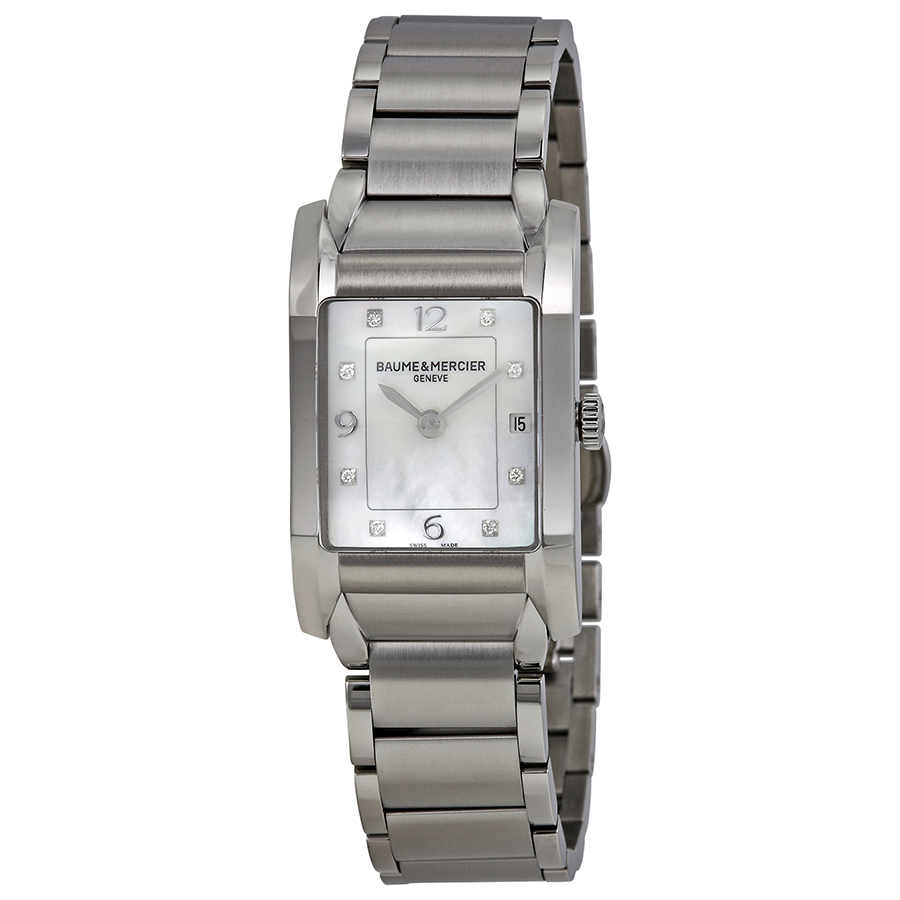 Baume & Mercier Hampton Mother of Pearl Chronograph Automatic Steel Timepiece