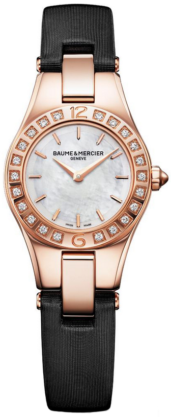 Baume et Mercier Linea 10091 18K Rose Gold Automatic Chronograph Watch