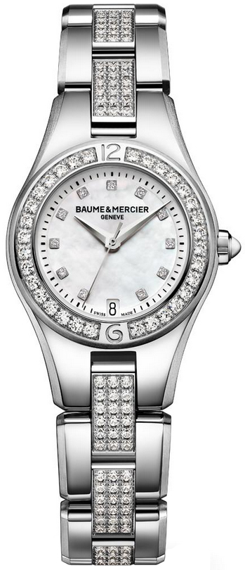 Baume et Mercier Linea 10092 Imitation Timeless Elegance Silver Automatic Watch