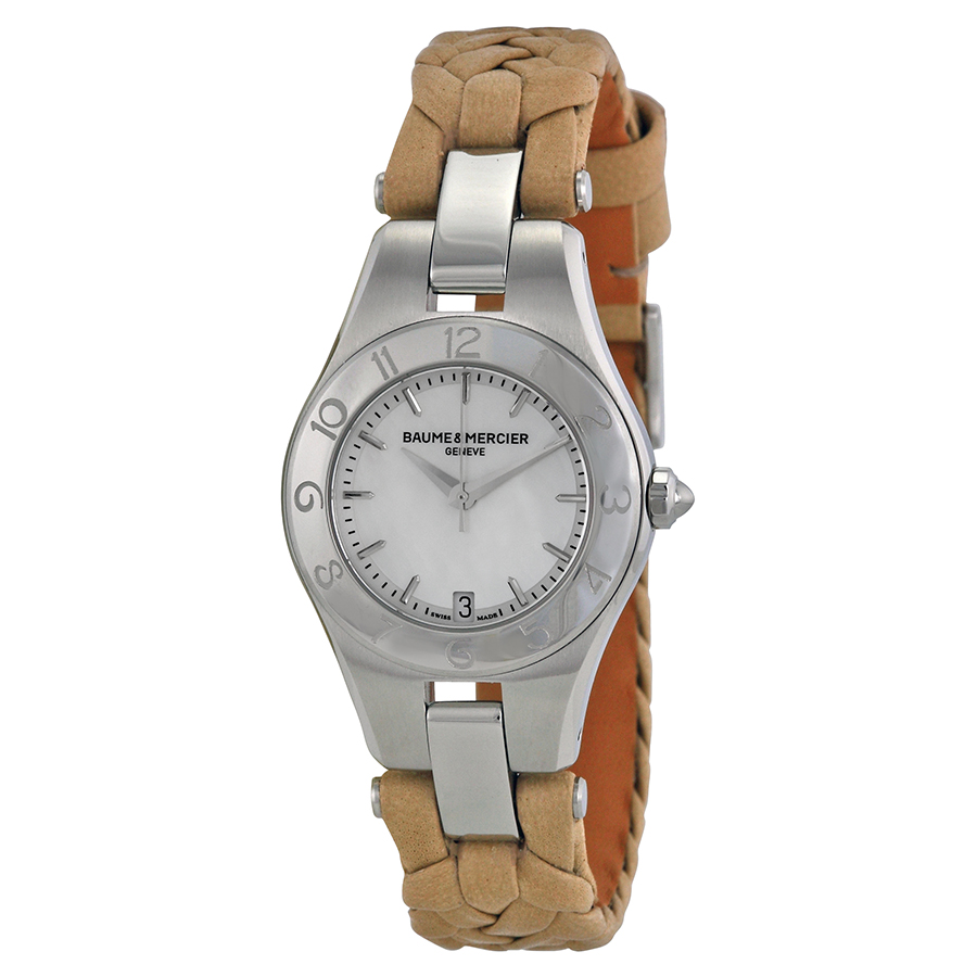 Baume & Mercier Linea Ladies Swiss Quartz Watch - Steel & Gold