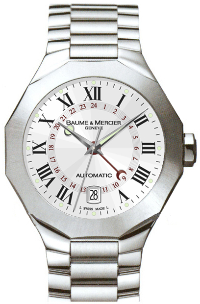 Baume et Mercier Riviera 8670 Silver Automatic Chronograph Watch