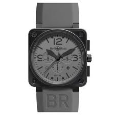 Bell & Ross Aviation BR01-94 Automatic Pilot Watch: Carbon Fiber Case - Black Aluminum Dial - 300m Water Resistant