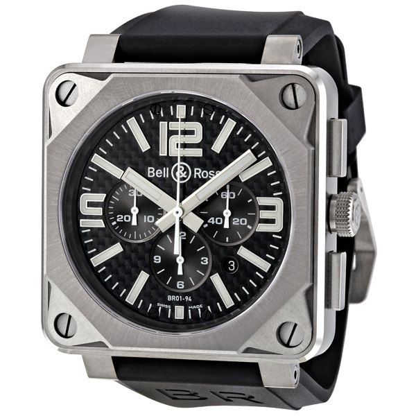 Bell & Ross Aviator BR0194-TI-PRO Fiberglass Pilot Chrono Watch