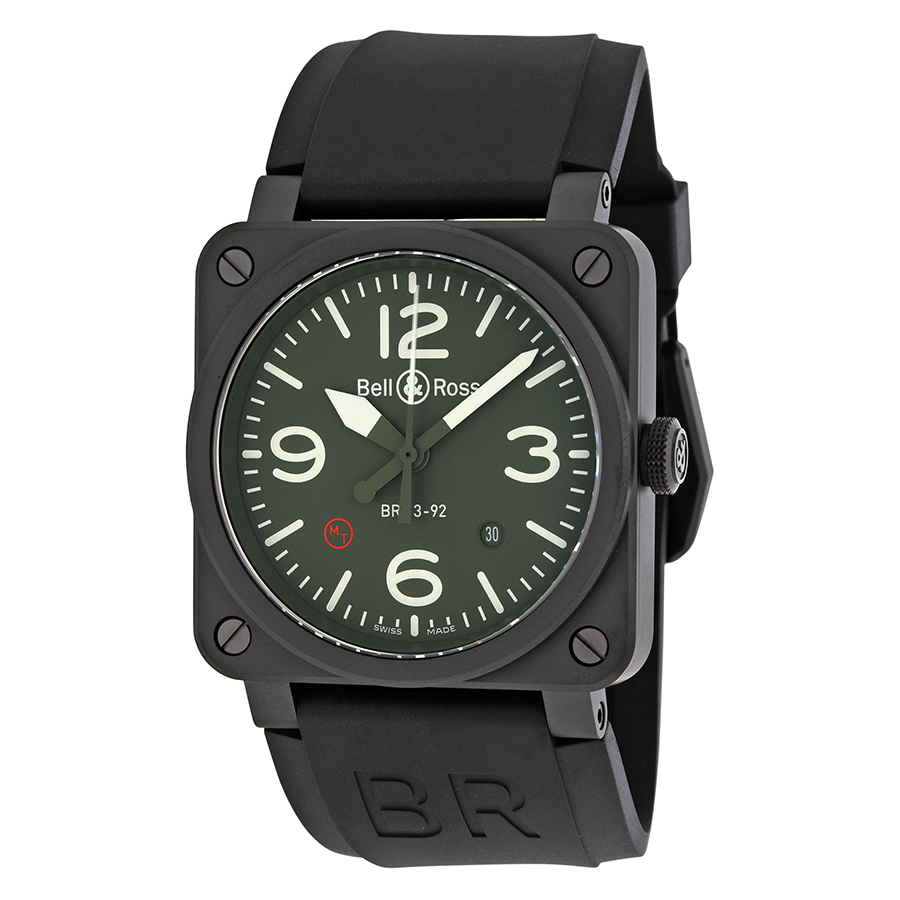 Bell Ross BR0392 Mil Green Chronograph Replica Watch
