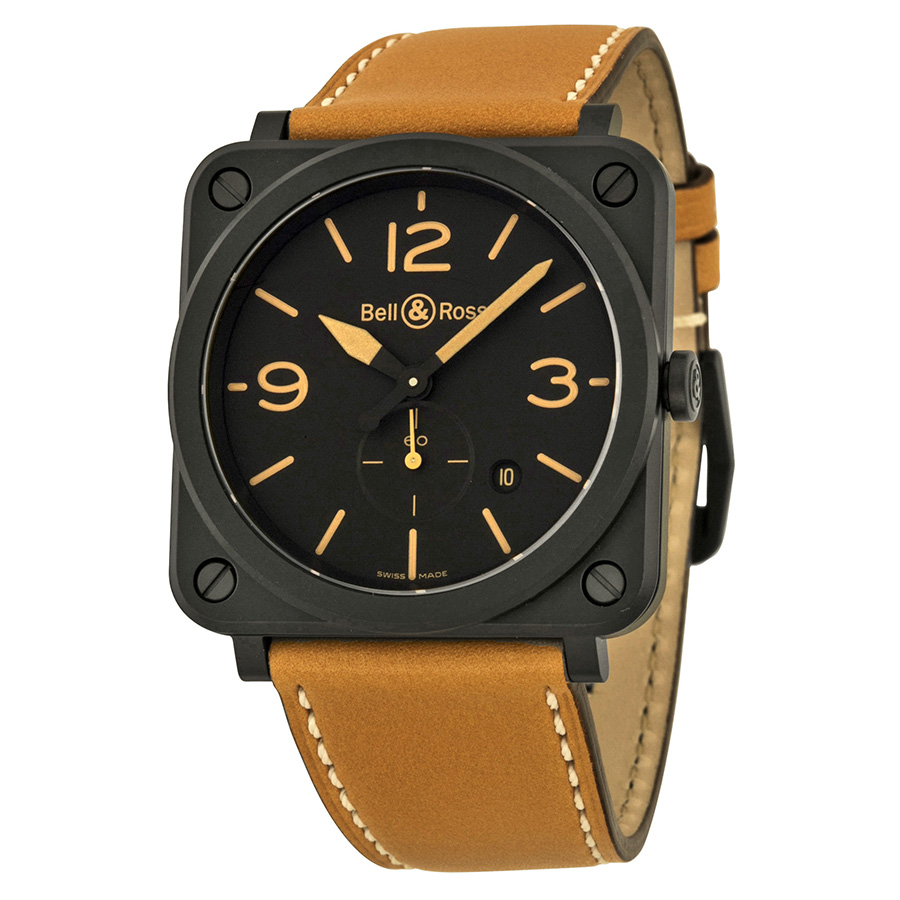 Precision Timepiece Bell & Ross BRS-HERI-CEM Quartz Aviator Watch