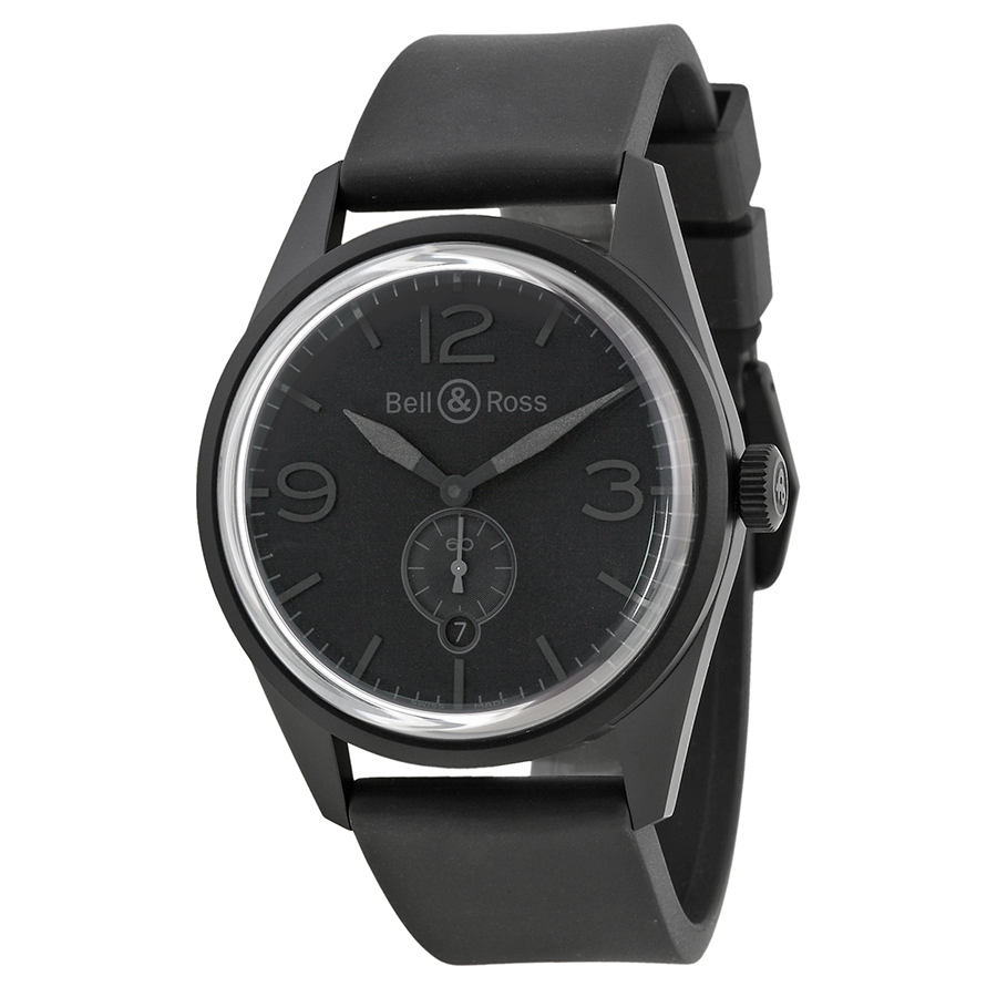 Bell & Ross BRV123 Phantom Stealth Black Diver Automatic Watch