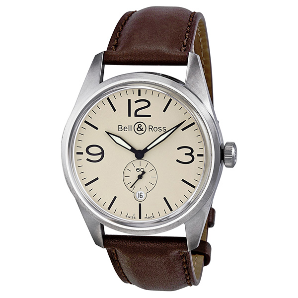 Bell & Ross Vintage Pilot Chronograph BG - ORIG - Automatic Jet Black Face - 42mm Replic