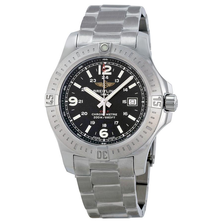 Breitling Colt Avenger Pilot Replica Automatic Black Face 44mm Stealth