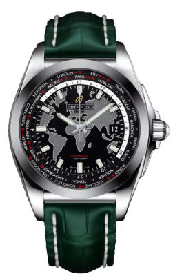 Breitling WB3510U4/BD94GRCT Aviator Automatic Steel Blue Face Chronograph Watch