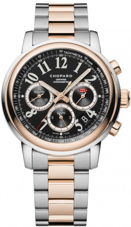 Chopard 158511-6002 Imitation Automatic Black Steel Case Jet Black Dial 30m Water Resistant Watch