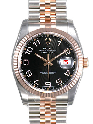 Rolex Datejust Imitation Black Dial Automatic 36mm Luxury Watch