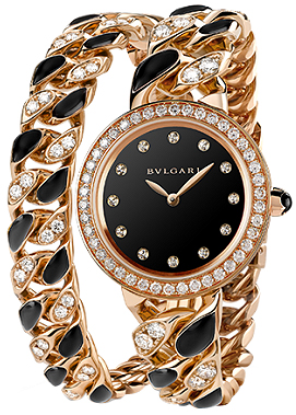 Bvlgari Reps 102169 Swiss Crafted Diver 300m Automatic Jet Black Watch