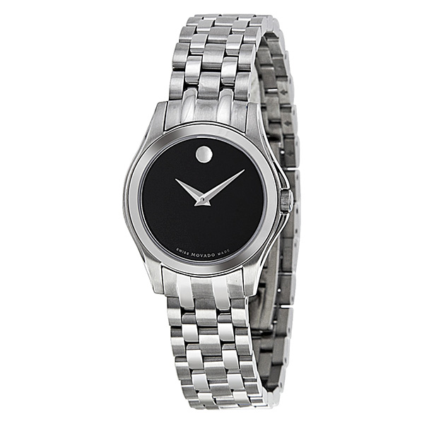 Movado Modernist 0605974 Steel Automatic Black Dial Watch