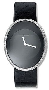 Rado Esenza Mens Replica Watch - Steel Case & Black Dial - Quartz