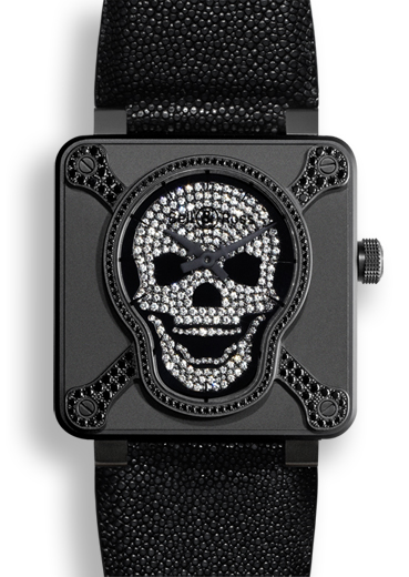 Bell and Ross Aviator Timepiece BR0192 LGD Steel Automatic Jet Black Pilot Watch