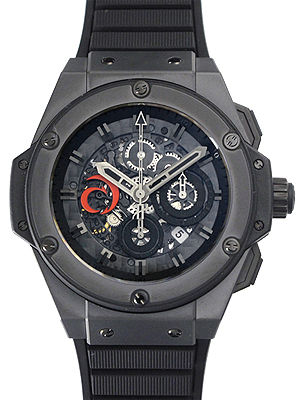 Hublot King Power 710.CI.0110.RX.AGI10 Swiss Clone Automatic Jet Black Face Steel Watch