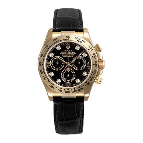 Rolex Daytona Clone Automatic 40mm Black Sub/Dial Swiss Replica Watch