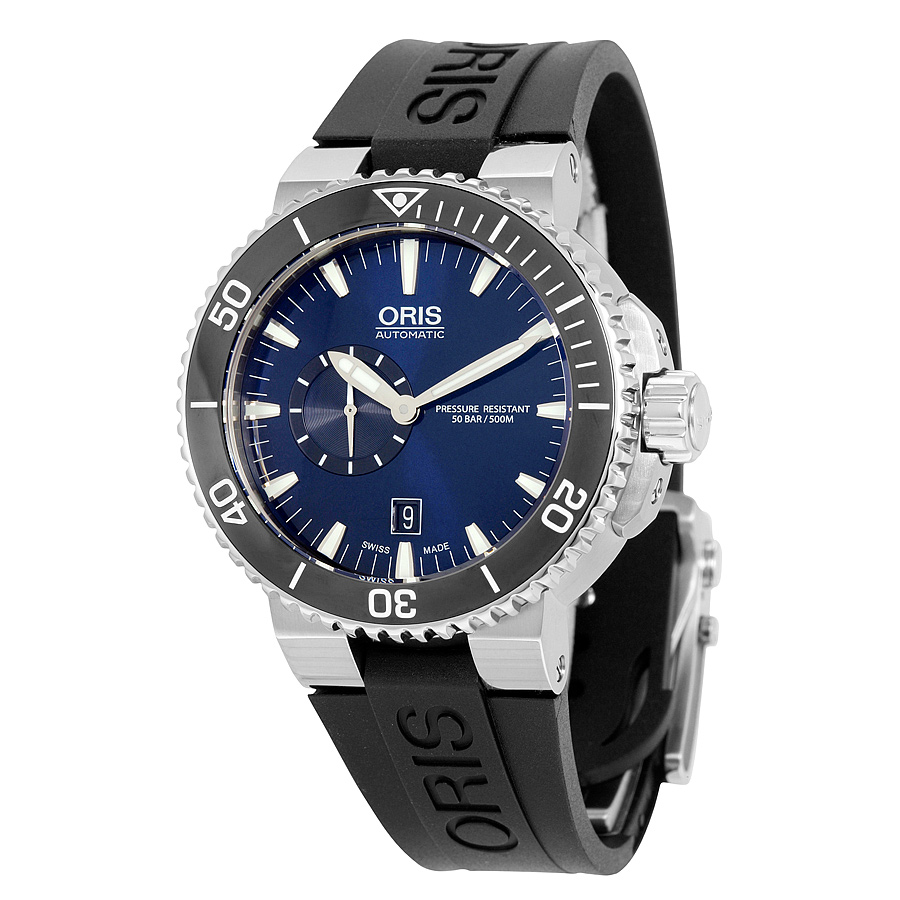 Oris Aquis Dive Pro Swiss Automatic 43mm Steel Bezel Jet Black Face 200m Water Resistant Watch