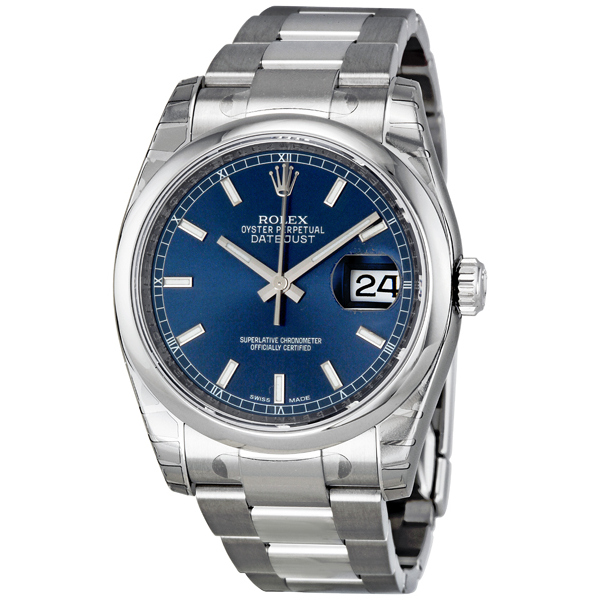 Blue Charm Rolex Datejust 41mm Automatic Steel & Gold Dial Replica Watch