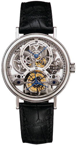Breguet Classique Skeleton Watch Platinum Case Openwork Dial Automatic