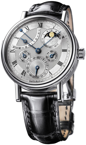 Breguet Classique Complications Silver自动机械 42mm优雅计时表